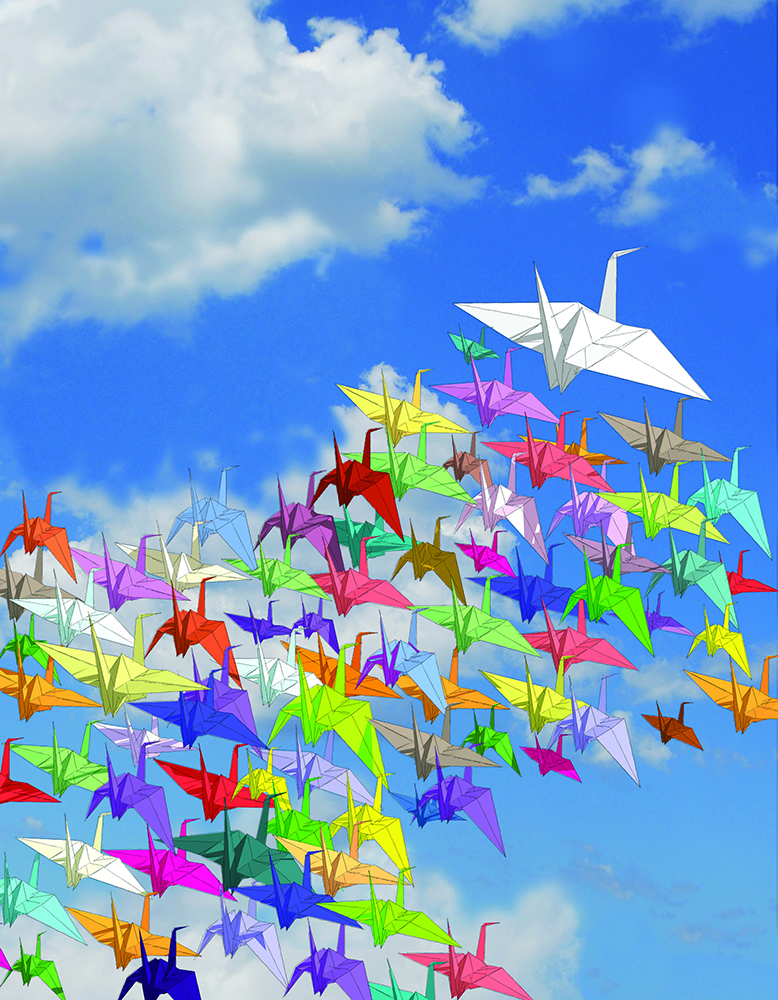 1000 Cranes Illustration 1000 Cranes Illustration
