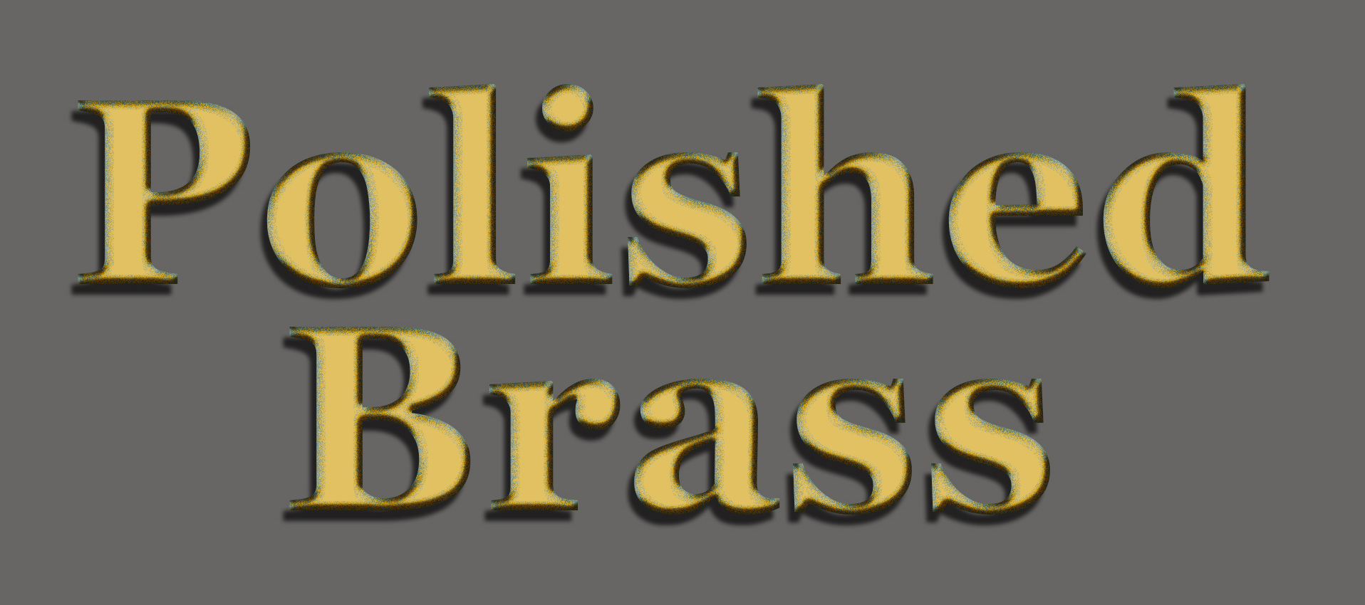 polished brass polished brass
